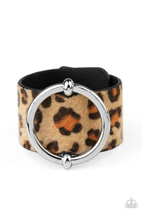 Asking FUR Trouble Brown Urban Bracelet - SC Bling Boutique