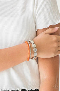 Beyond The Basics Orange Bracelet - SC Bling Boutique