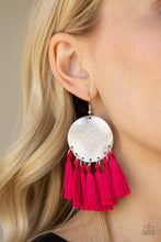 Load image into Gallery viewer, Tassel Tribute Pink Earring - SC Bling Boutique