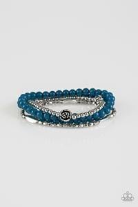 Blooming Buttercups Blue Bracelet - SC Bling Boutique