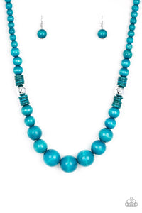 Panama Panorama Blue Necklace - SC Bling Boutique