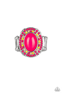 Colorfully Rustic Pink Ring - SC Bling Boutique