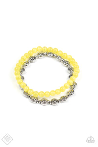 Dewy Dandelions Yellow Bracelet - SC Bling Boutique