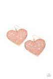 Paparazzi Fairest in the Land - Copper earrings