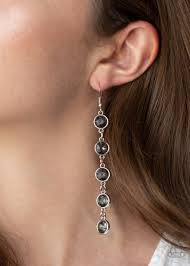 Trickle Down Twinkle - Silver Earring - SC Bling Boutique