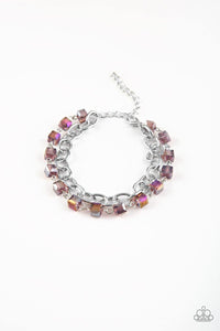 Life of the Block Party Purple Bracelet - SC Bling Boutique