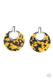 Metro Zoo Yellow Earring - SC Bling Boutique