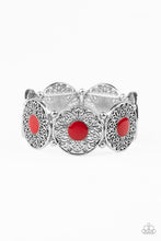 Laden Sie das Bild in den Galerie-Viewer, Painted Garden Red Bracelet - SC Bling Boutique