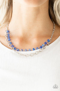 Block Party Princess Blue Necklace - SC Bling Boutique