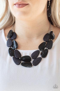 Colorfully Calming Black Necklace - SC Bling Boutique