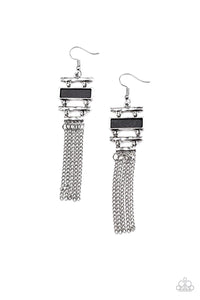 Stone Dwellings - Black Earring - SC Bling Boutique