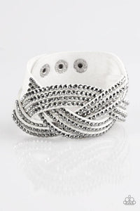 Top Class Chic White Urban Bracelet - SC Bling Boutique