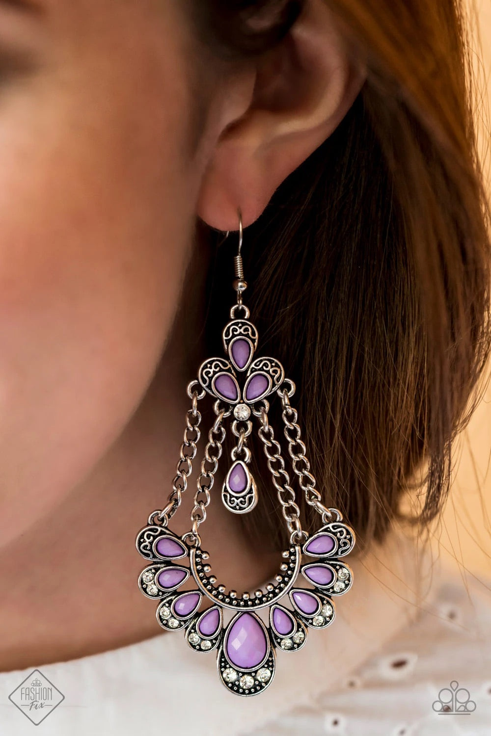 Unique Chic Purple Earring - SC Bling Boutique