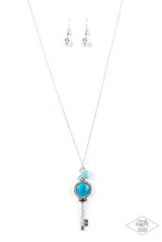 Laden Sie das Bild in den Galerie-Viewer, Unlock Every Door Blue Necklace - SC Bling Boutique