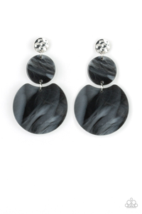 Miami Mariner - Black earrings - SC Bling Boutique