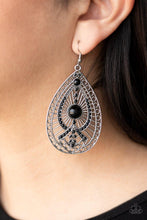 Laden Sie das Bild in den Galerie-Viewer, Just Dropping By Black Earring - SC Bling Boutique