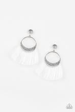 Cargar imagen en el visor de la galería, Spartan Spirit - White earrings - SC Bling Boutique