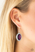 Laden Sie das Bild in den Galerie-Viewer, Only Fame in Town - Purple Earring - SC Bling Boutique