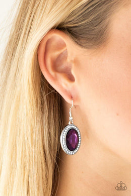 Only Fame in Town - Purple Earring - SC Bling Boutique