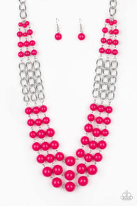 A La Vogue Pink Necklace - SC Bling Boutique