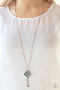 Unlocked Blue Necklace - SC Bling Boutique