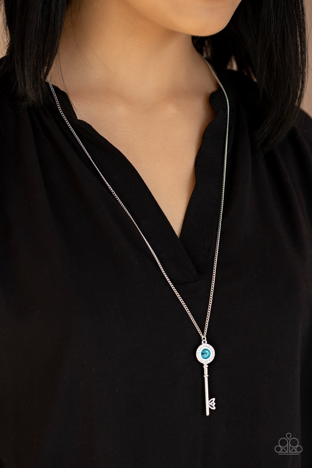 Secret Shimmer - Blue Necklace - SC Bling Boutique