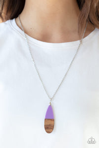 Going Overboard Purple Necklace - SC Bling Boutique