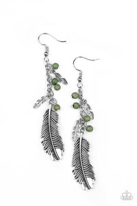 Find Your Flock - Green Earring - SC Bling Boutique