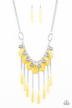 Cargar imagen en el visor de la galería, Roaring Riviera Yellow Necklace - SC Bling Boutique