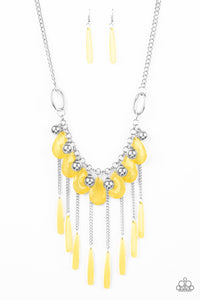 Roaring Riviera Yellow Necklace - SC Bling Boutique