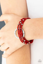 Laden Sie das Bild in den Galerie-Viewer, Magnetic Muse Red Bracelet - SC Bling Boutique