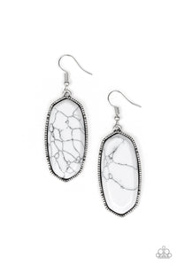 Stone Quest White Earring - SC Bling Boutique