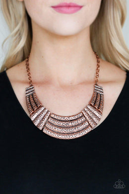 Ready to Pounce - Copper Necklace - SC Bling Boutique