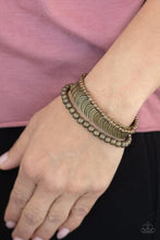 Cargar imagen en el visor de la galería, Paparazzi Bracelets - LAYER It On Me - Brass - SC Bling Boutique