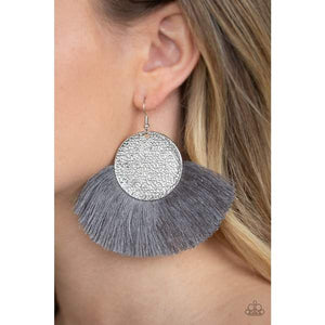 Foxtrot Fringe Silver Earring