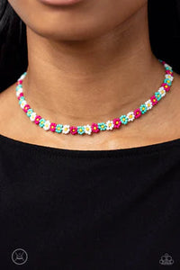 Seed Limit - Pink Choker Necklace - 